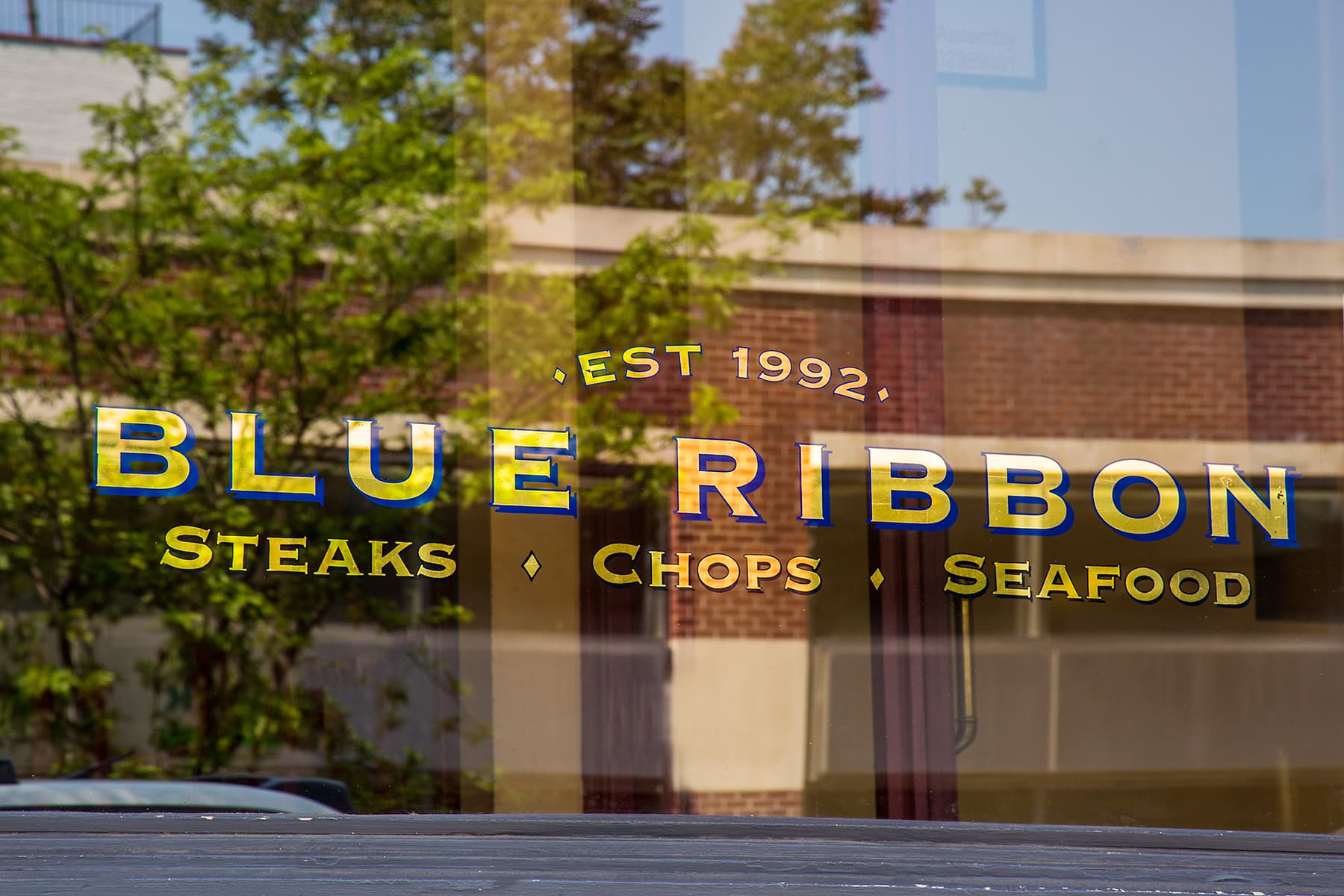 Blue Ribbon Restaurant Window